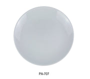 Yanco PA - 707 Paris 7 1/2" Coupe Plate, China, Round, Super White, Pack of 36