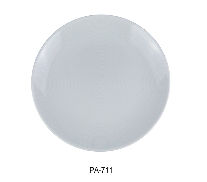 Yanco PA-711 Paris 11" Coupe Plate, China, Round, Super White, Pack of 12