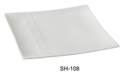 Yanco SH - 108 Shanghai 8.25"‚ Square Plate, China, Bone White (Pack of 36)