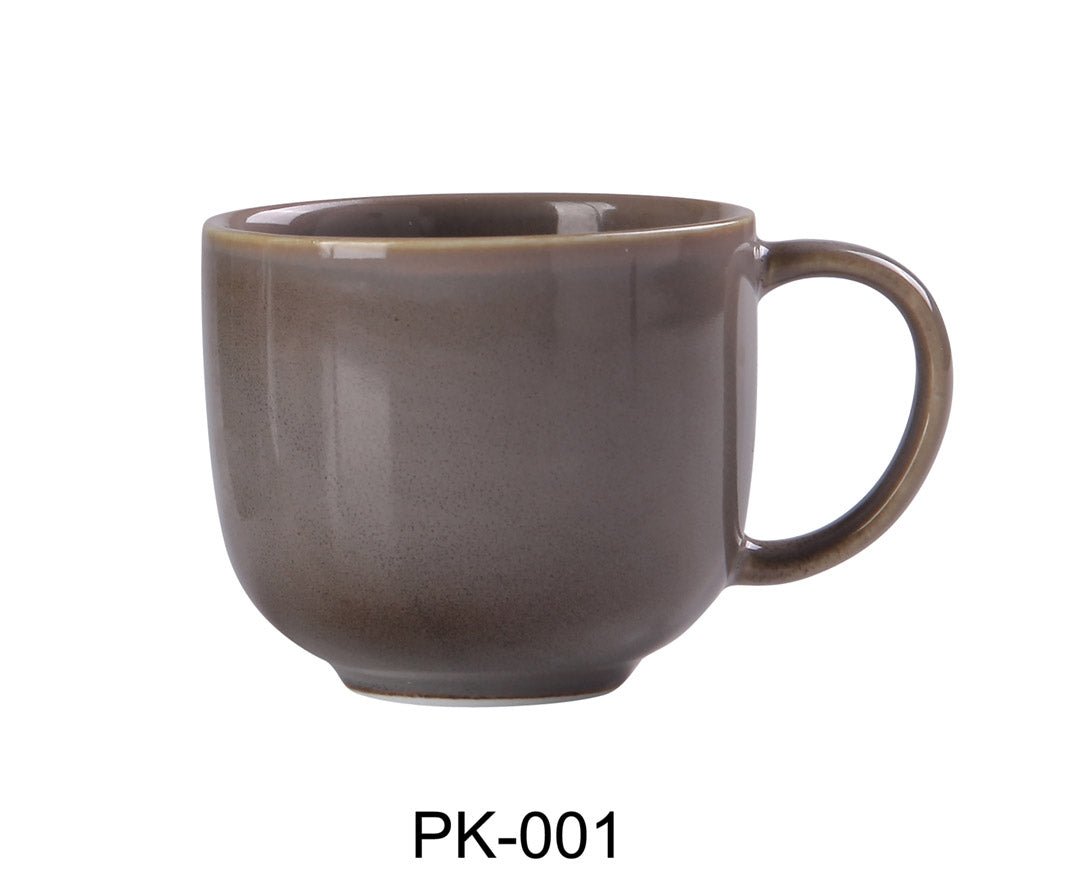 Yanco PK - 001 Peacock 3 1/8" x 2 3/4" Coffee Cup, 8 Oz, China, Pack of 36