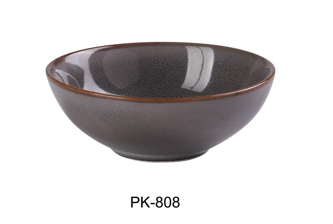 Yanco PK - 808 Peacock 8 1/2" x 3 1/8" Ramen/Noodle Bowl, 45 Oz, China, Pack of 12