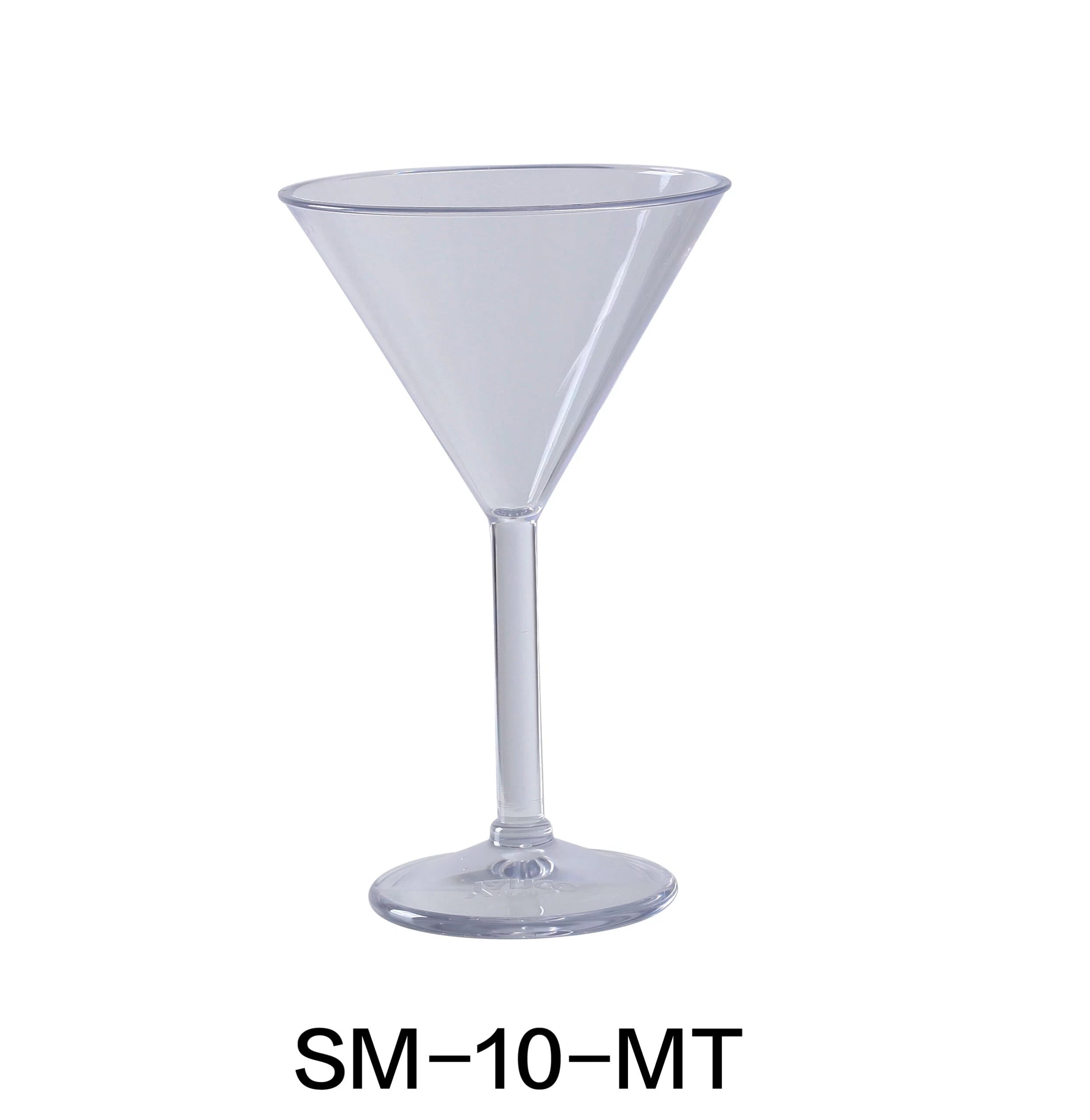 Yanco SM - 10 - MT Stemware Martini Glass, 10 oz Capacity, 4.75"‚ Diameter, 7.5"‚ Height, Plastic, Clear Color, Pack of 24