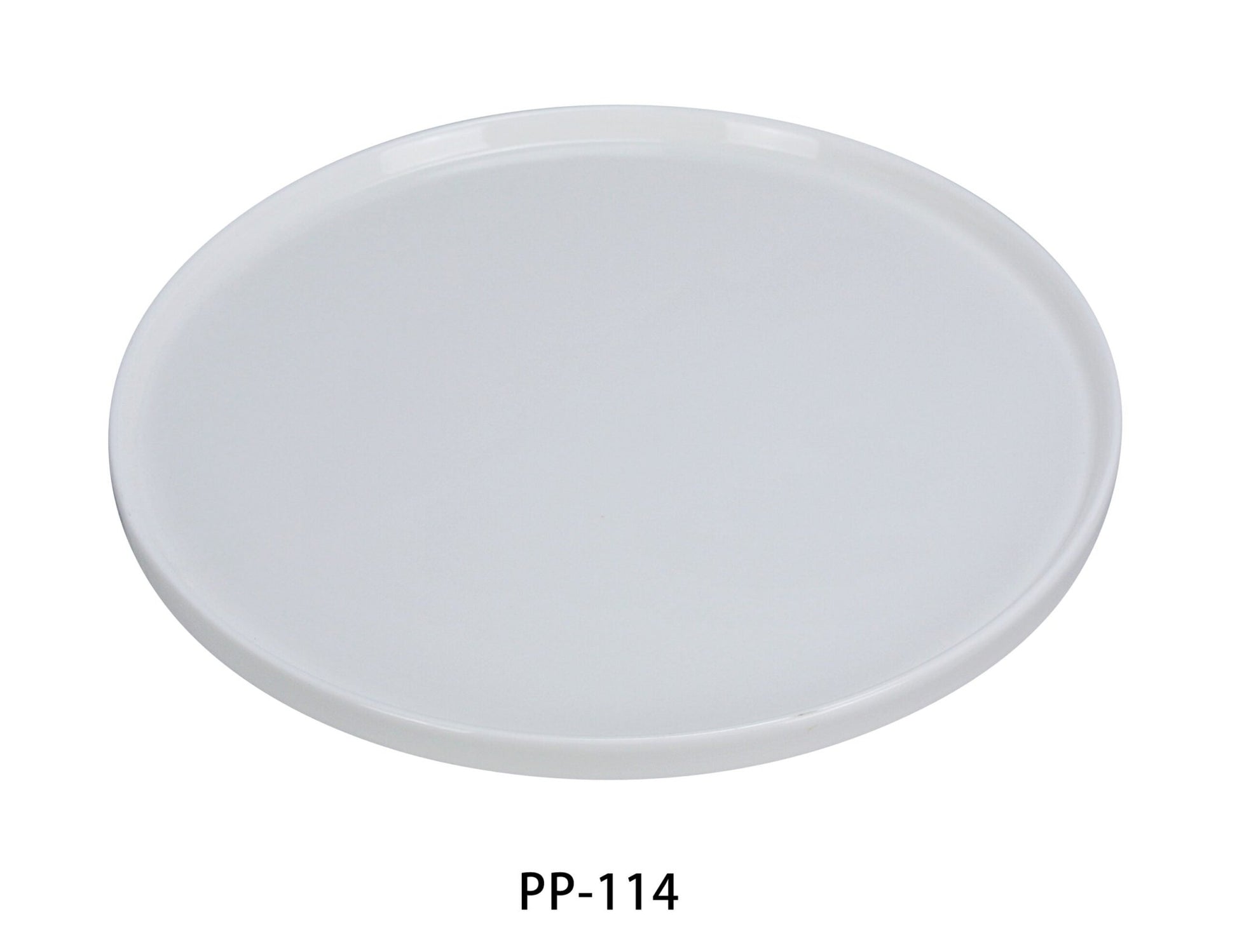 Yanco PP - 114 Pizza Plate Coupe, 14"‚ Diameter, China, Super White, Pack of 12