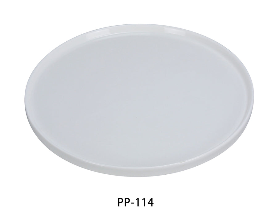 Yanco PP-114 Pizza Plate Coupe, 14″ Diameter, China, Super White, Pack of 12