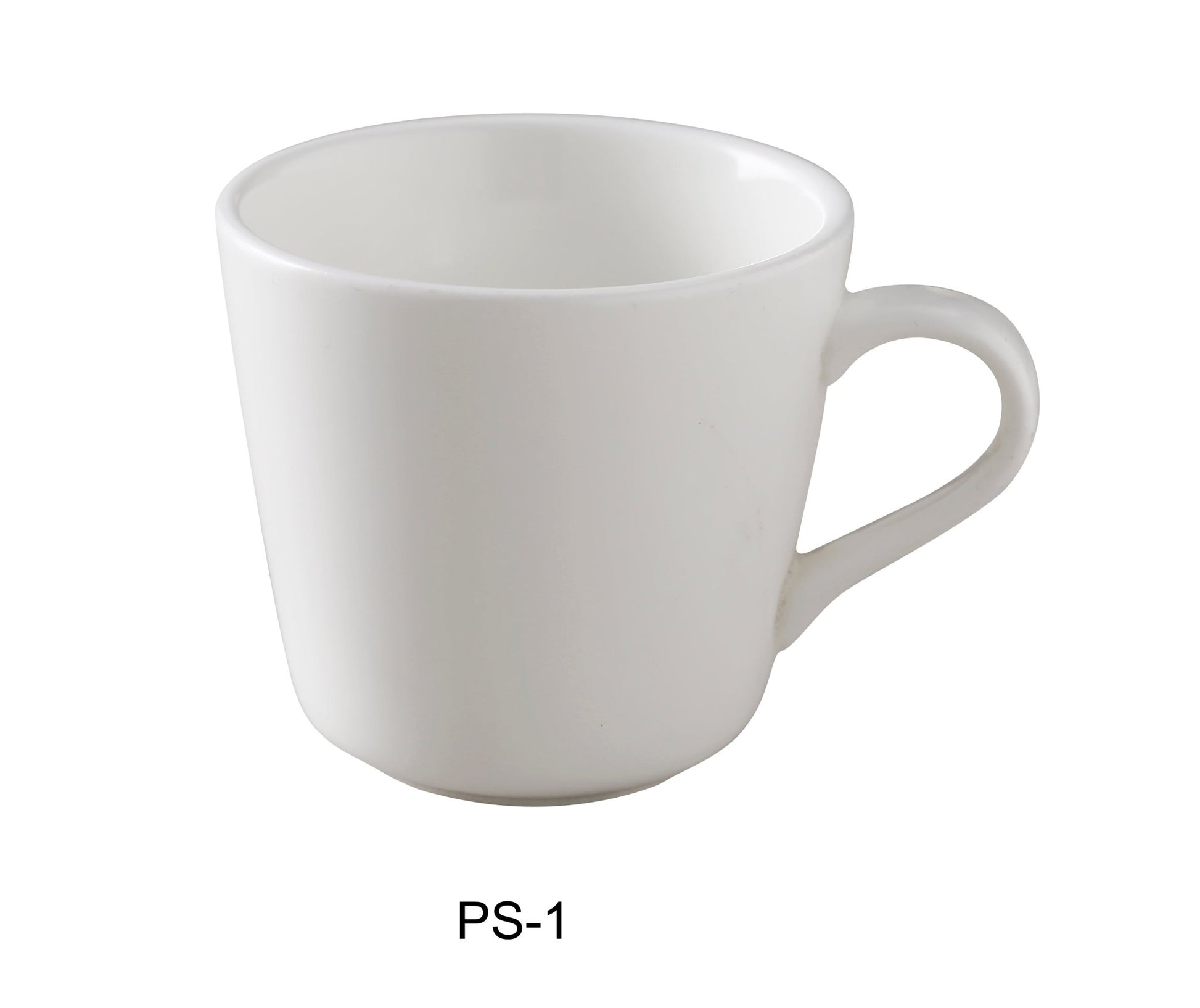 Yanco PS - 1 Piscataway - 2 3" Tall Cup, 7 Oz, China, White, Pack of 36