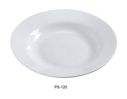 Yanco PS - 120 Piscataway - 2 12" Pasta Bowl, 30 Oz, China, Round, White, Pack of 12