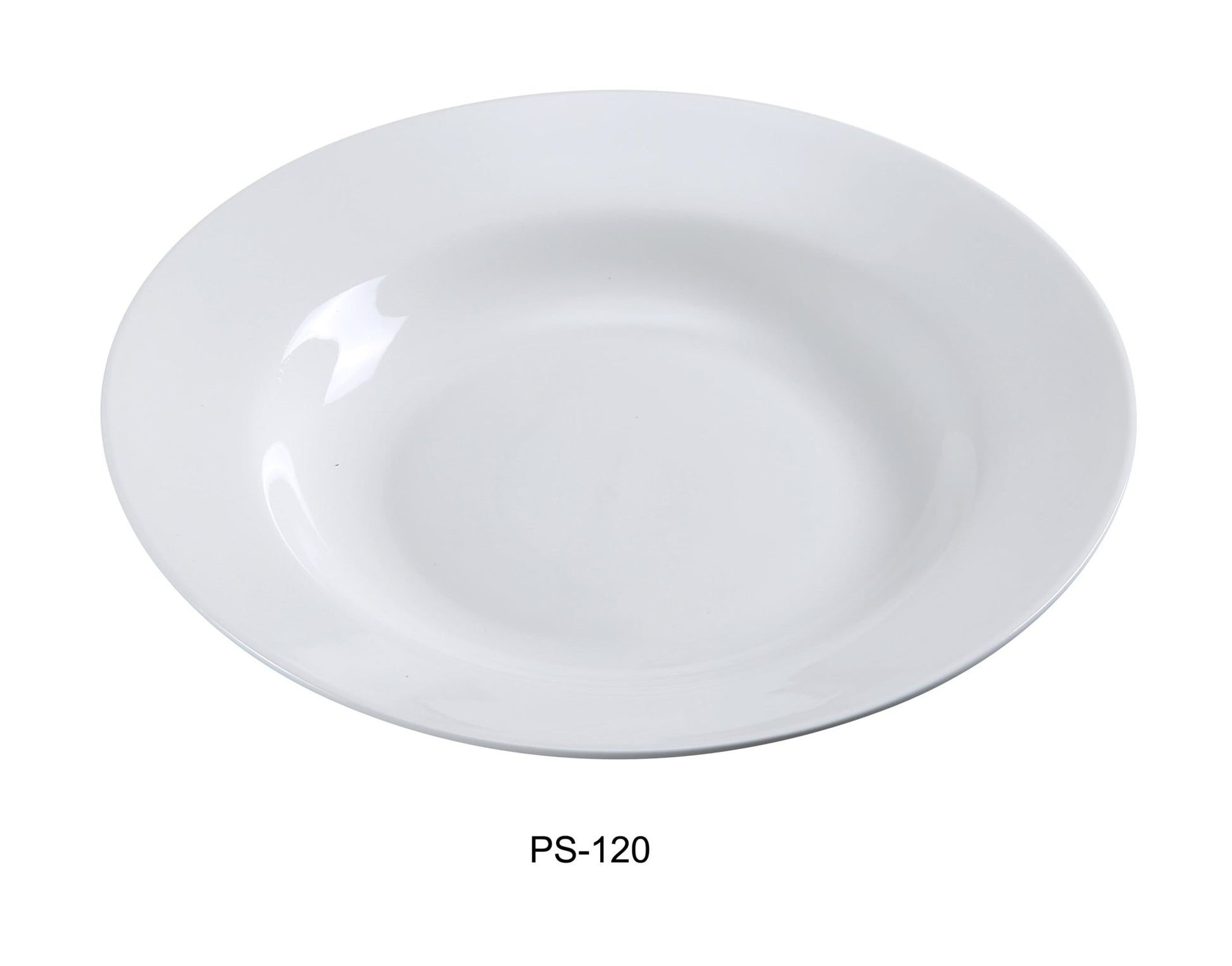 Yanco PS - 120 Piscataway - 2 12" Pasta Bowl, 30 Oz, China, Round, White, Pack of 12