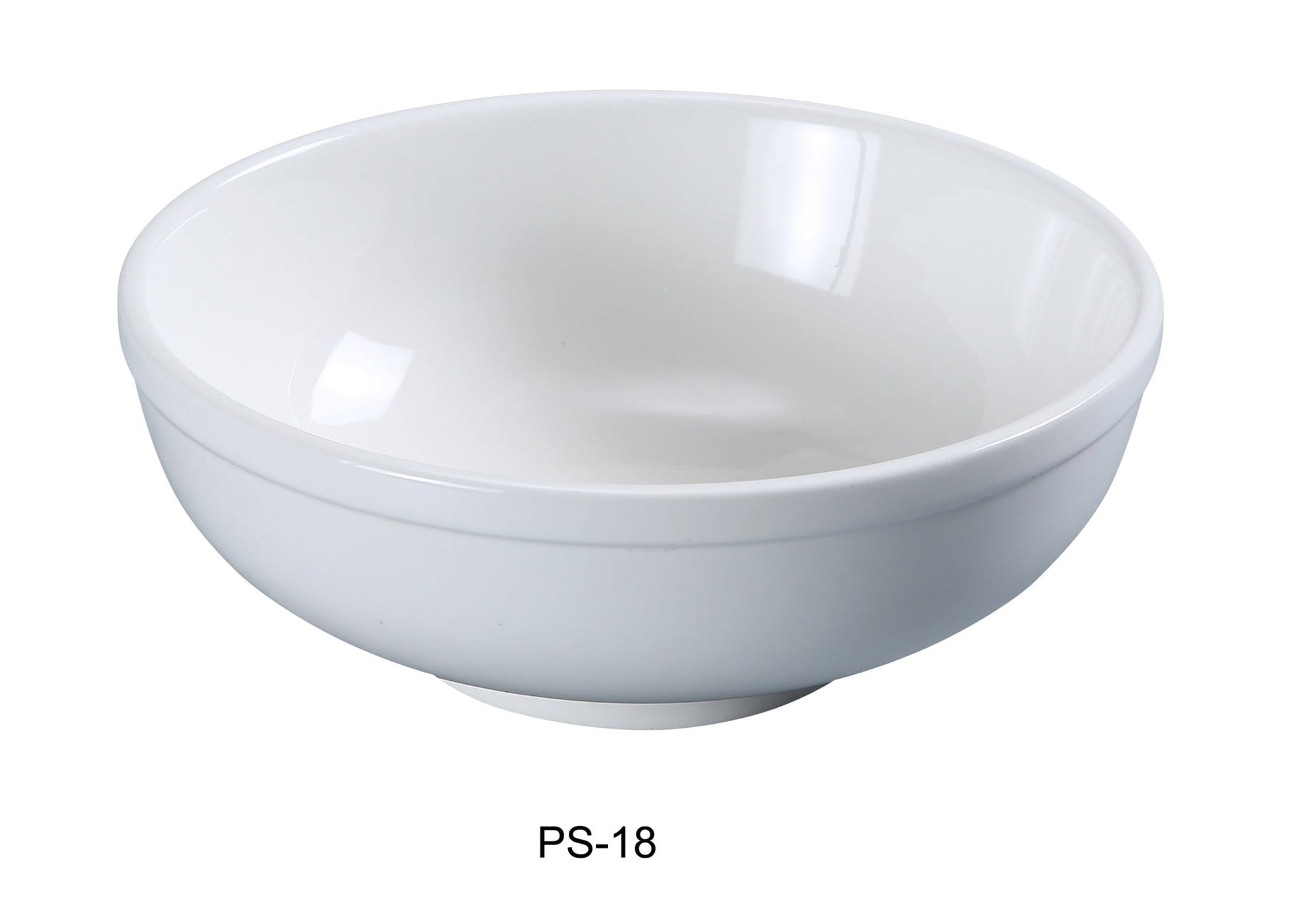 Yanco PS - 18 Piscataway - 2 5 1/2" Nappie, 15 Oz, China, Round, White, Pack of 36