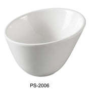 Yanco PS - 2006 Piscataway 6" Sheer Bowl, 18 Oz, China, White, Pack of 24