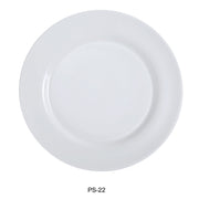 Yanco PS - 22 Piscataway - 2 8 1/4" Round Plate, China, White, Pack of 36