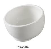 Yanco PS - 2204 Piscataway 4 1/2" Rice/Soup Bowl, 9 Oz, China, White, Pack of 36