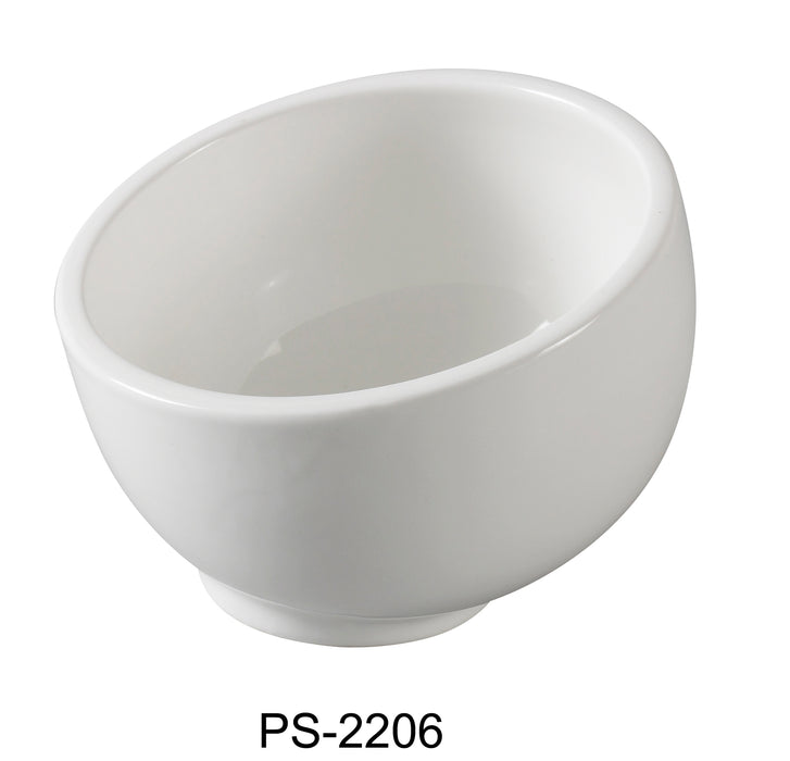 Yanco PS-2206 Piscataway 6 1/2" Salad Bowl, 26 Oz, China, White, Pack of 24