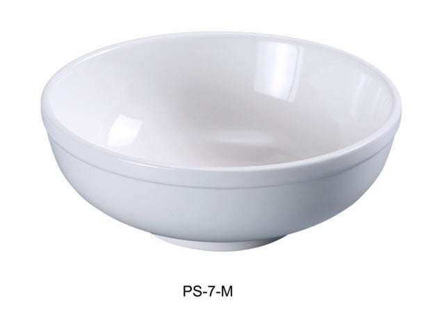 Yanco PS-7-M Piscataway-2 7 1/2" Menudo Bowl, 25 Oz, China, Round, White, Pack of 24
