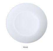 Yanco PS - 8 - C Piscataway 8" Coupe Plate, China, Round, White, Pack of 36