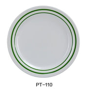 Yanco PT - 110 Pine Tree Round Dinner Plate, 10" Diameter, Melamine, Pack of 24
