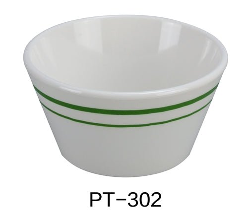 Yanco PT - 302 Pine Tree Bouillon Cup, 8 oz Capacity, 2" Height, 3.75" Diameter, Melamine, Pack of 48