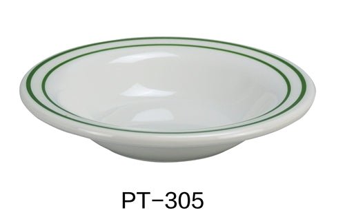 Yanco PT - 305 Pine Tree Fruit Bowl, 3.5 oz Capacity, 5.125" Diameter, Melamine, Pack of 48