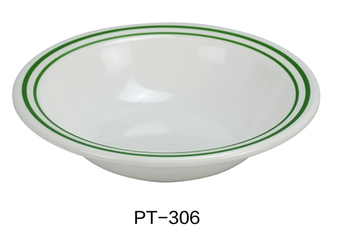 Yanco PT-306 Pine Tree Salad Bowl, 10 oz Capacity, 1.35" Height, 6.25" Diameter, Melamine, Pack of 48