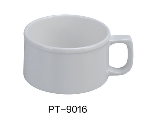 Yanco PT - 9016 Pine Tree Soup Mug, 8 oz Capacity, 2.35" Height, 3.875" Diameter, Melamine, Pack of 48