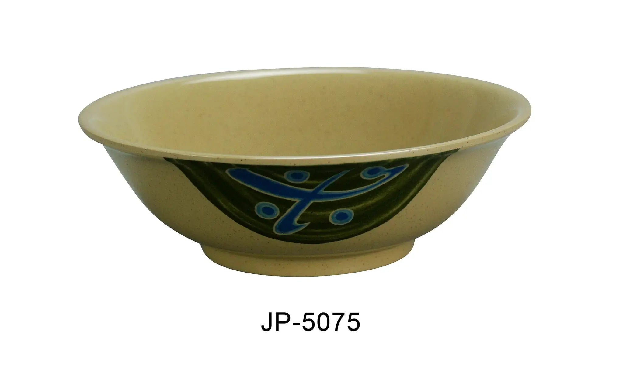 Yanco JP - 5075 Japanese Soup Bowl, 48 oz Capacity, 2.75"‚ Height, 8.5"‚ Diameter, Melamine, Pack of 24