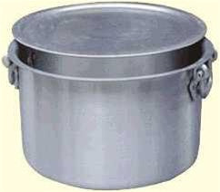 Large Indian Style Aluminum Sauce Pots (Patila) # 44