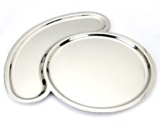 Peacock Stainless Steel Thali serving Plate 10 inch