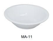 Yanco MA - 11 Mayor 5"‚ Narrow Rim Fruit Bowl, 4.25 oz Capacity, Chinaware, Super White, Pack of 36