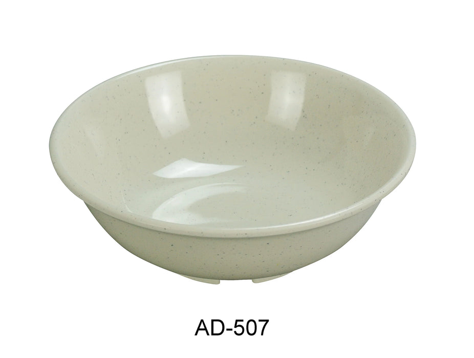 Yanco AD-507 Ardis Rim Soup Bowl, 32 oz Capacity, 7.5″ Diameter, 2.5″ Height, Melamine, Pack of 48