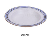 Yanco OC - 711 Ocean 11" x 1 3/4"‚ Pasta Bowl 16 oz, China, Pack of 12