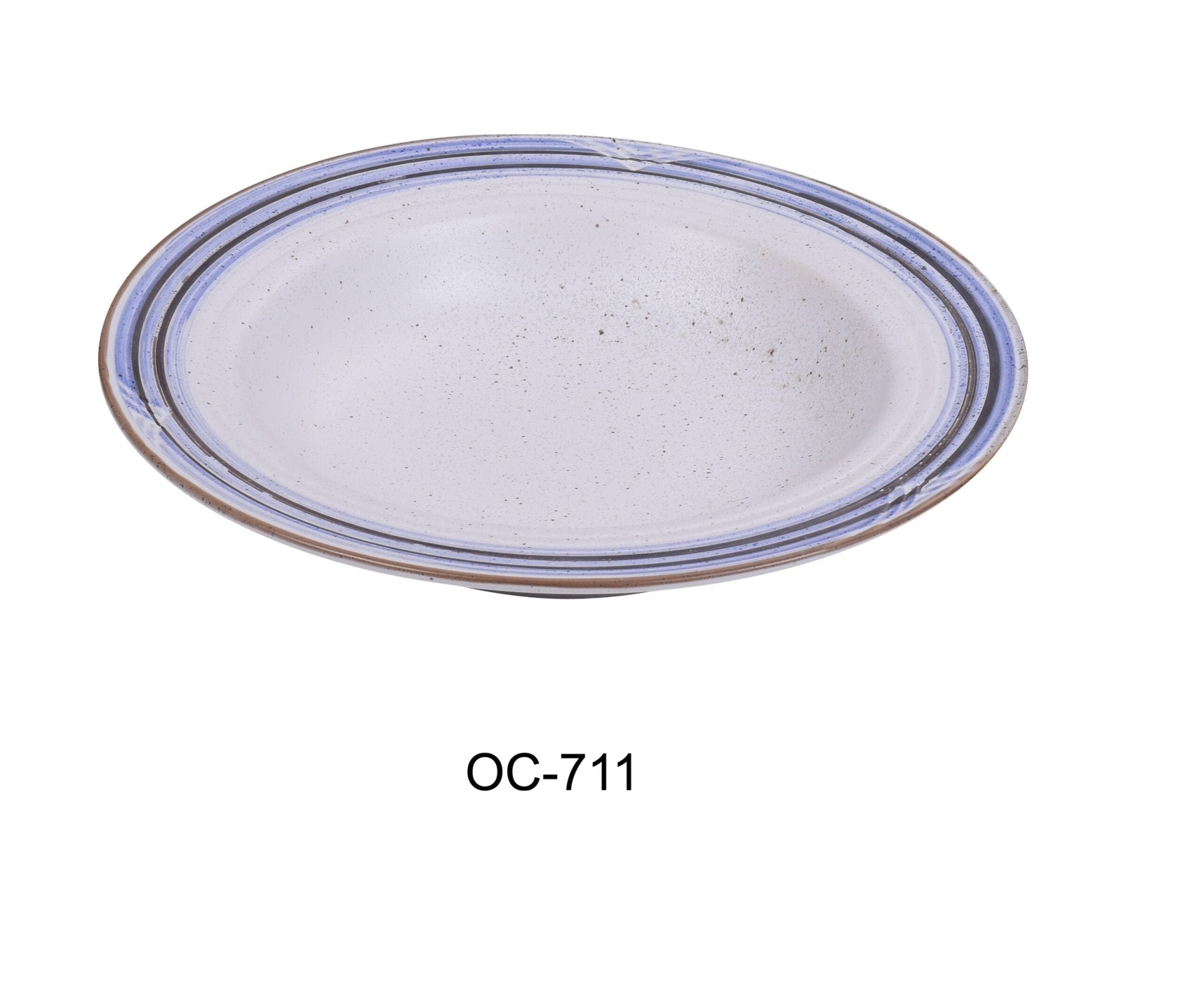 Yanco OC - 711 Ocean 11" x 1 3/4"‚ Pasta Bowl 16 oz, China, Pack of 12