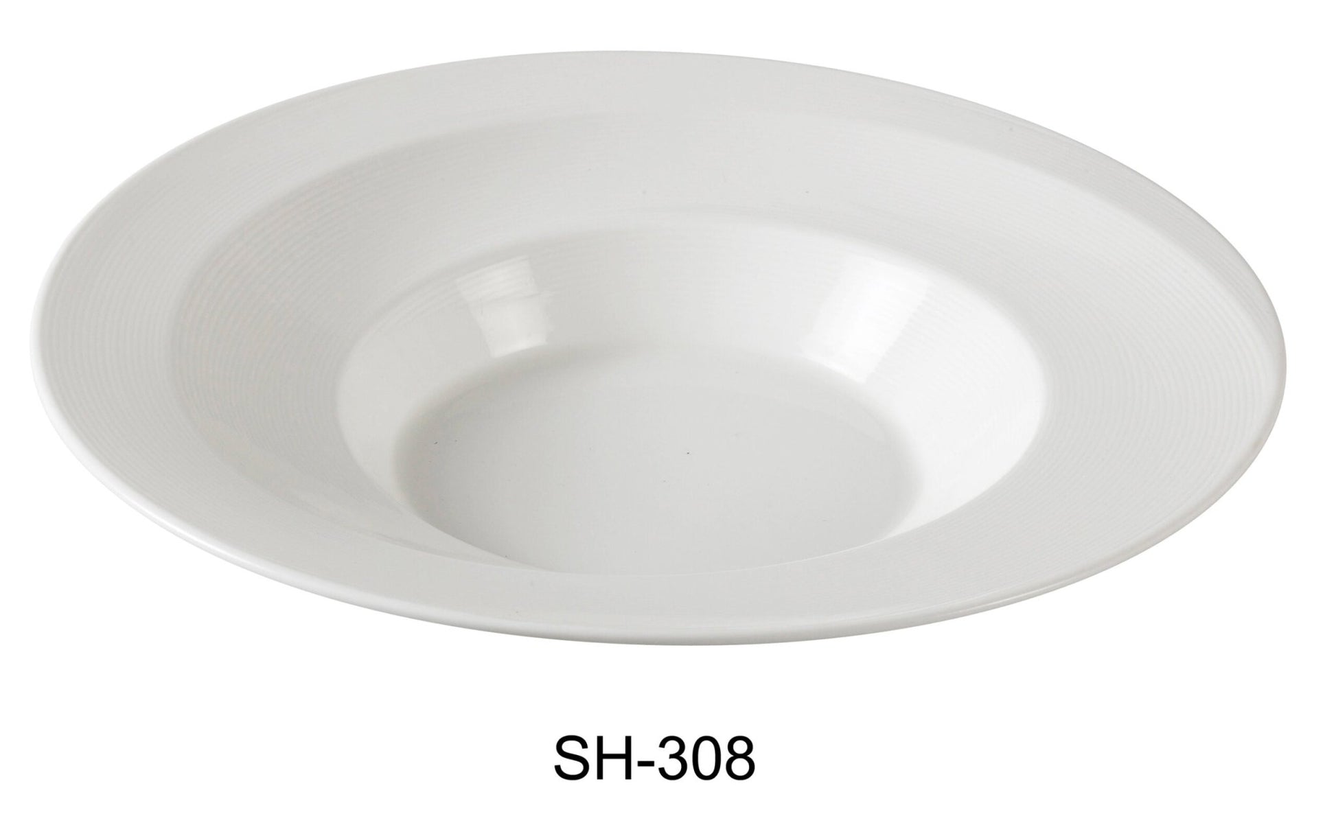 Yanco SH - 308 Shanghai 9"‚ Soup Plate, 12 - oz Capacity, China, Bone White (Pack of 24)