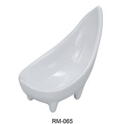 Yanco RM - 065 Rome Sauce Dish, 3 oz Capacity, 6" Length, Melamine, White Color, Pack of 72