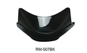 Yanco RM - 507BK Rome Salad Bowl, 16 oz Capacity, 7.25" Length, 7.25" Width, Melamine, Black Color, Pack of 48