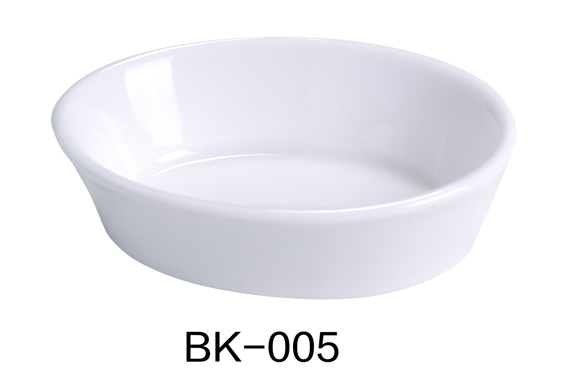 Yanco BK - 005 5.5"‚ OVAL BAKING DISH 7 OZ, 3.875"‚ Width, 1.5"‚ Height, BONE WHITE , China, Pack of 36