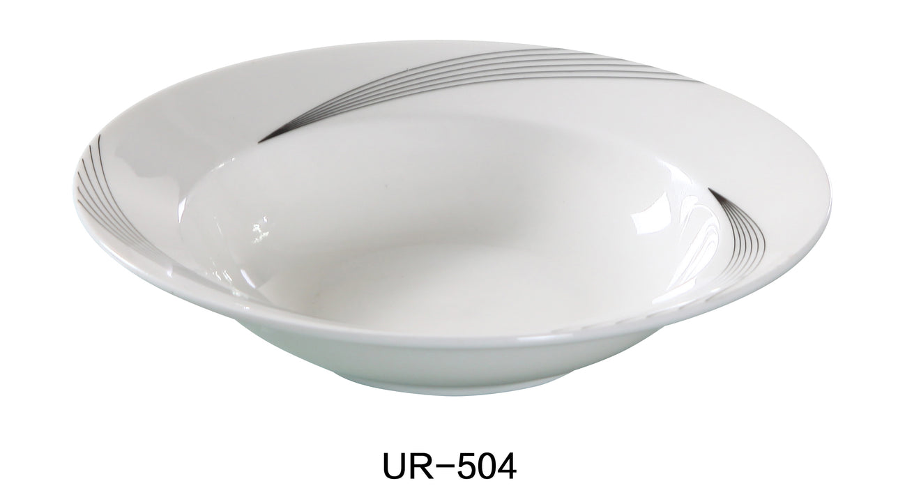 Yanco UR-504 Urban Line Fruit Bowl, 3.5-oz Capacity, 4.75″ Diameter, China, Bone White, Pack of 36