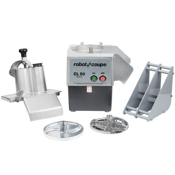 Robot Coupe CL50E Food Processor with 2 Discs, Single phase, 550 W, 1 1/2 hp