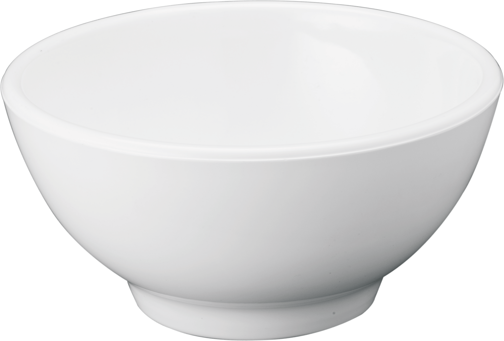 Melamine Round Bowl 12 inch, 202 Oz./ 6.3 Qts. White, Pack of 3