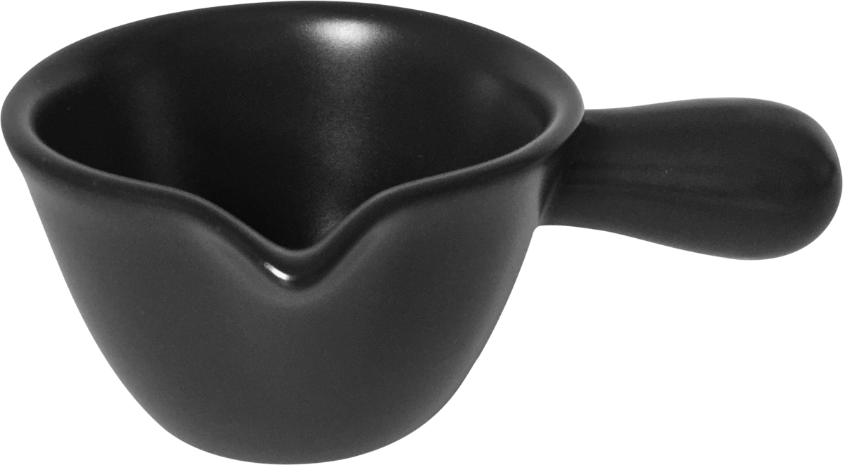 Melamine Tea Scoop 4.1 inch x 3 inch Black