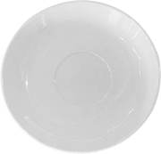 Melamine Saucer Plate 5 inch White, Pack of 12, Round