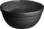 Melamine Ben Bowl for Serving, 10.5 inch, 135 Oz. Black, Pack of 3