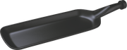 Melamine Bat Shaped Serving Platter, 14 inch x 4.1 inch, Pack of 12, Black/White
