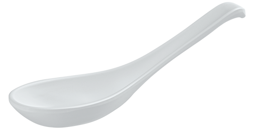 Melamine Matte Soup Spoon 5.7 inch White