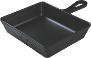 Servewell S-2773B – Melamine Square Dish W/ Handle 16.9 Oz. Black