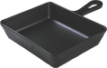 Melamine SQ Servo Dish W/handle 6.5 inch x 5.5 inch, 16.9 Oz. Black