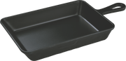 Servewell S-2774B – Melamine Rectangle Serving Dish W/handle, 10.8 Oz. Black