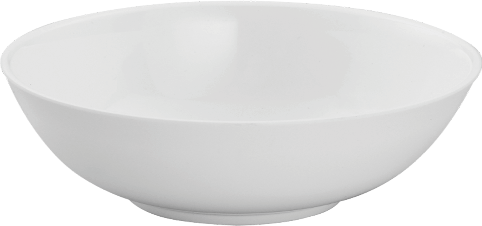 Melamine Noodle Serving Bowl 18 Oz. White, Pack of 12