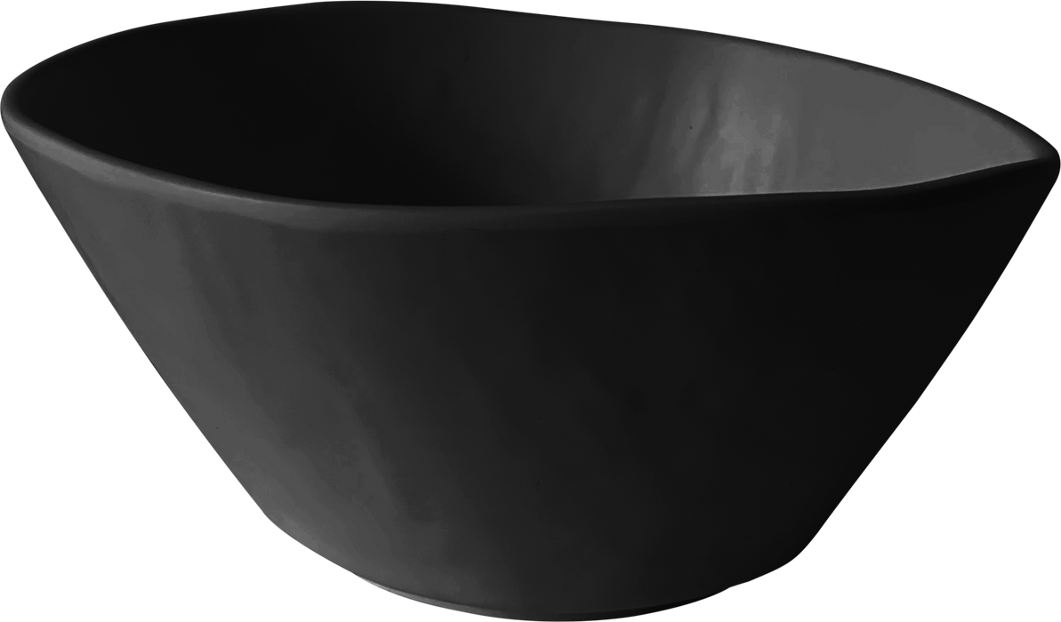 Melamine Dimple Bowl 5.7 inch, 16.9 Oz. Black