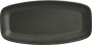 Melamine Catering Rectangular Platter 9.5 inch, Black, Pack of 12