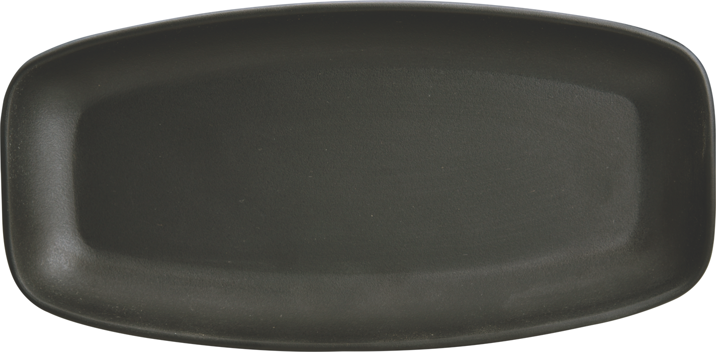 Melamine Cate Rect Platter 9.5 inch Black