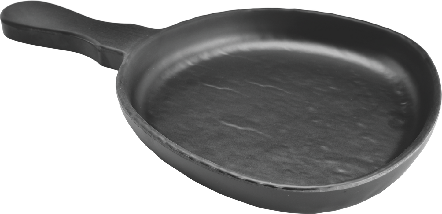 Melamine Serving Dish W/handle 11.9 inch x 7.6 inch Black